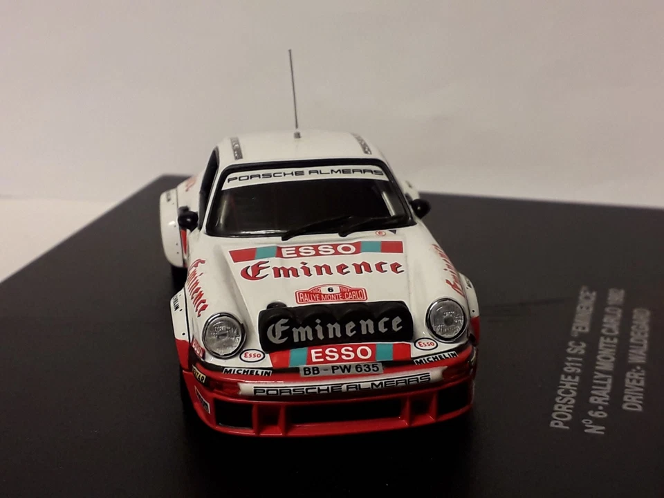 uh 3715 porsche 911 sc rally montecarlo 1982 b.waldegard 1:43 - Immagine 2 di 4