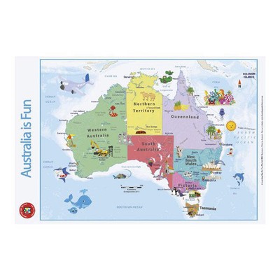 LCBF Australia ist ein lustiges Poster mit lehrreichen Inhalten, farbenfrohen Gr