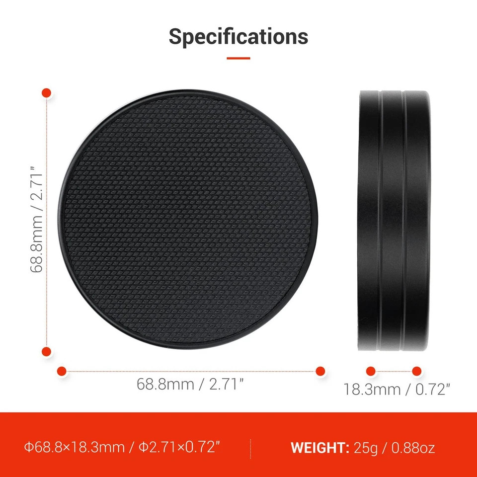 Aluminium Alloy Lens Cap Protector for Leica Q3 43 Q3 Q2 Q Q-P Camera Durable - Image 3 of 4