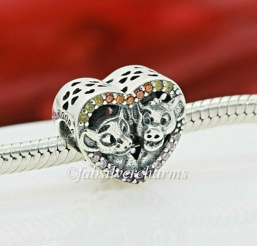 Lion King Simba \u0026 Nala Heart Charm 