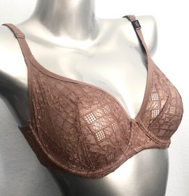 Victoria's Secret Body by Victoria Nwt Brown Unlined VS Demi Bra 34