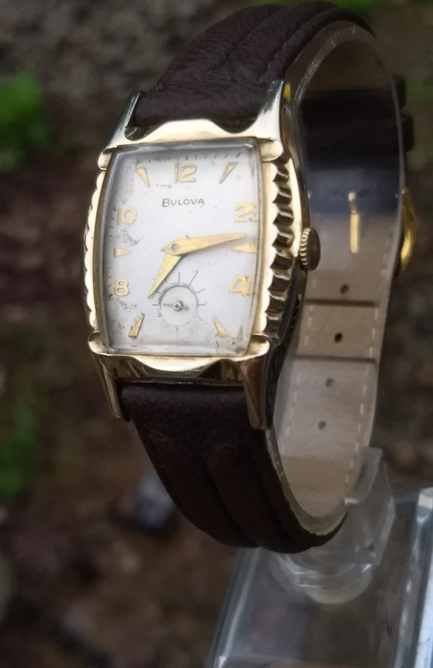 Vintage 1955 BULOVA “Senator" Watch 17j 10k Rolled Gold Case - Image 4 of 4