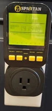 Spartan Power Energy Meter Electricity Usage Monitor 15A, 1800 Watt Maximum