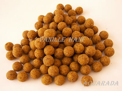 Groundbait 250g Angeln Boilies 16mm Vanille Hanf Baits Angeln Angelfutter