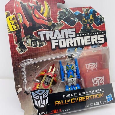 EJECT & RAMHORN Transformers Generations Fall of Cybertron 2012 Series 1 #003