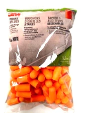 3M Disposable Earplugs Orange 80 Pair per pack 92800G80-DC EAR PLUG