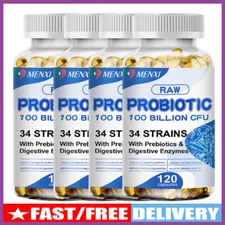 Probiotic Capsules Extra Strength Capsules 50 Billion CFU,Gas & Bloating Relief