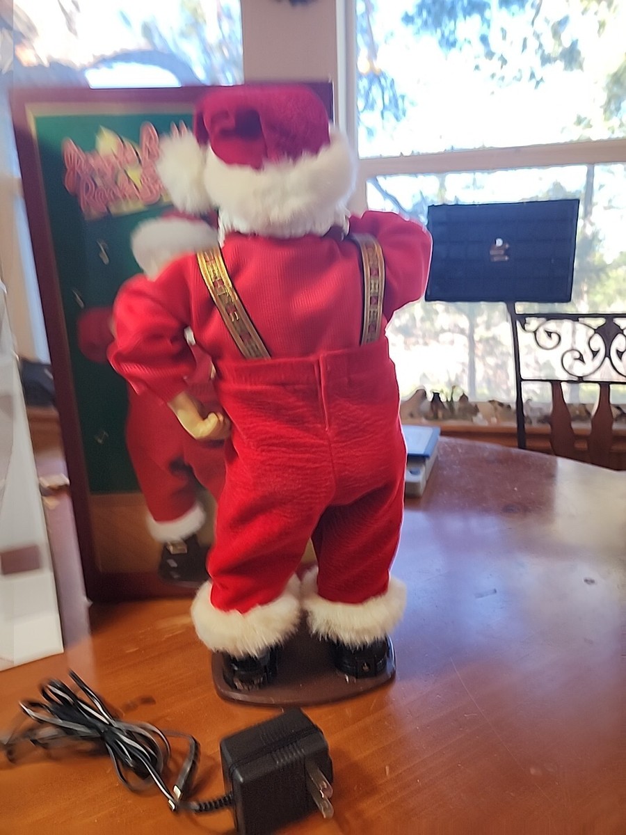 Jingle Bell Rock Santa Claus Animated Dancing 1998 Christmas