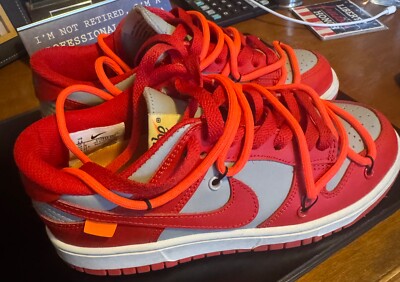 Size 6 - Nike Dunk Low x OFF-WHITE University Red 2019