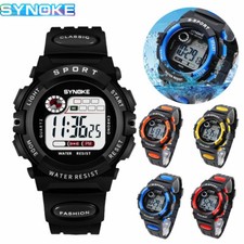Kids Electronic Watch Waterproof Watch Boys Girls Sports LED Children Watches US