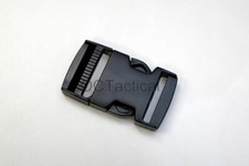 2PACK ITW Nexus 1.5" Classic SR Side Release Buckle Black 2 PACK