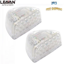 For Peterbilt 379 359 Turn Signal Head Light Marker Lights (PAIR) 31 LED Amber