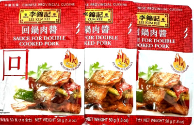 Lee Kum Kee Sauce For Double Cooked Pork 1.8 oz ( Pack of 3 )~Exp 11/2025