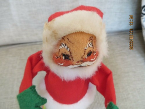 Vintage 1971 Annalee Mobility 8” Santa Claus stove warm Figure Holiday Christmas - Picture 6 of 11