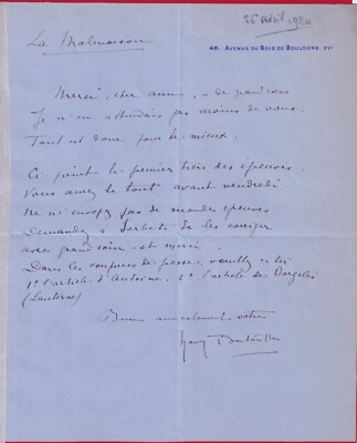 BJ98#/D-L.A.S-HENRY BATAILLE-DRAMATIKER-DICHTER-[RENÉ BASCHET]-1920