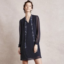 Anthropologie 111 Tyhlo Isla Chiffon Mini Dress Size Medium