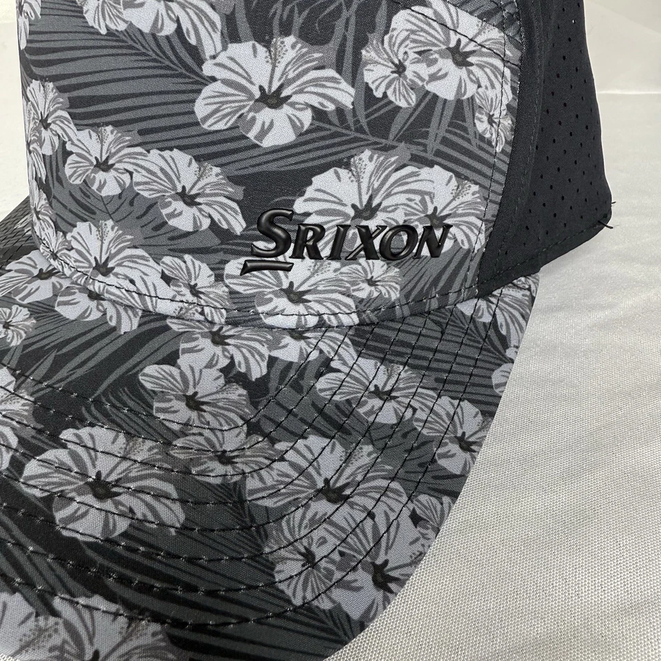 Sombrero Ajustable Srixon Edición Limitada Floral Hawaiano Gris Tropical Playa Foto 2 de 4