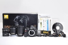 [in scatola] Nikon D5000 reflex digitale 18-55 mm f3.5-5.6 55-200 mm f4-5.6 GIAPPONE 2760325