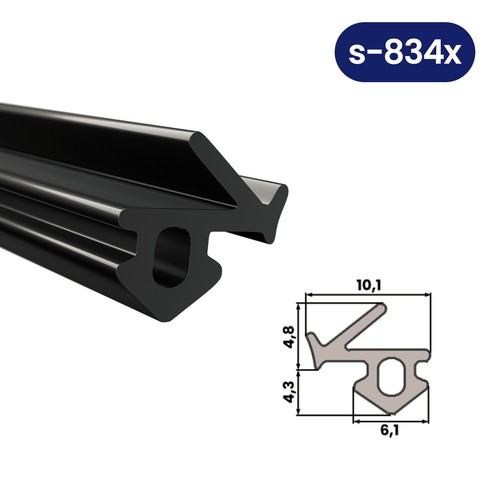 Fensterdichtung Gummidichtung 17 Type EPDM Fenster Dichtung Gummi Schwarz VEKA - Bild 21 von 26