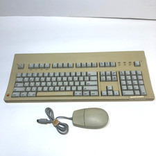 VTG Apple Extended Keyboard MO115 And Apple Desktop Bus Mouse II UNTESTED 