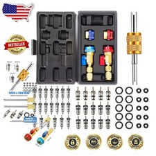 Pro A/C Valve Core Tool Kit: 35pc R134a R1234...