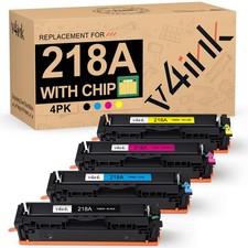   NEW HP 218A Toner  218A / 218X  Black/Color  w/ Chips  Compatible  4-Pak