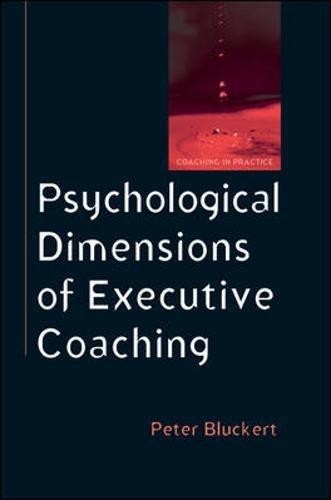 Psychological Dimensions To Executive Coaching (Coaching... - Bluckert, Peter