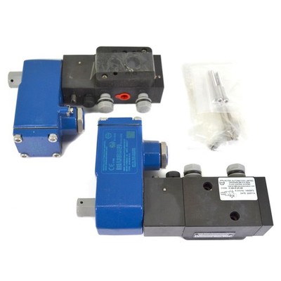 (Lot of 2) NEW Rotex Automation 51450V01-6-2R-M6 Solenoid Valve 1/4'' 24VDC