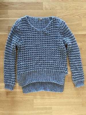 Strickpullover Strick Gr. L Grau 1x Getragen von Zauberstern
