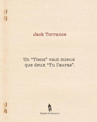 Un Tiens vaut mieux que deux Tu l'auras by Rapide Produzioni (French) Paperback