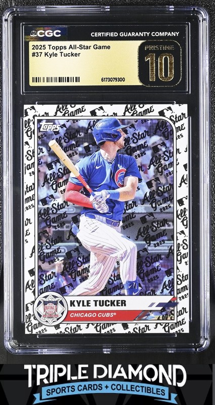 2025 Topps All-Star Game #37 Kyle Tucker Cubs CGC 10 Pristine Gold AE243