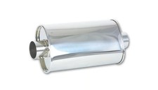 Vibrant 1103 Muffler - Streetpower - 3 In Center Inlet - 3 In Center Outlet - 5
