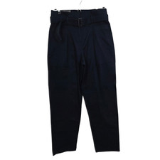 NWT Banana Republic High Rise Tapered Pants Twill Belted Navy Blue Size 4