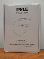 Pyle PUSBMIC52 Wireless Headset Microphone System w/ USB Receiver  Rechargeable