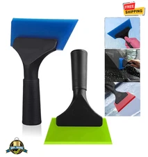 1Pc Rubber Window Tint Squeegee Car Glass Cleaner Water Blade Scraper Tool