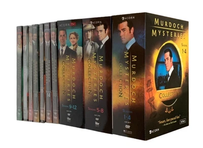 Murdoch Mysteries TV Series Season 1-18 + 3 Movie (DVD 81-Disc Set) Region 1