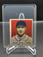 1949 BOWMAN!  MILTON “MICKEY” HAEFNER!  WASHINGTON SENATORS!  #144  VG-EX!