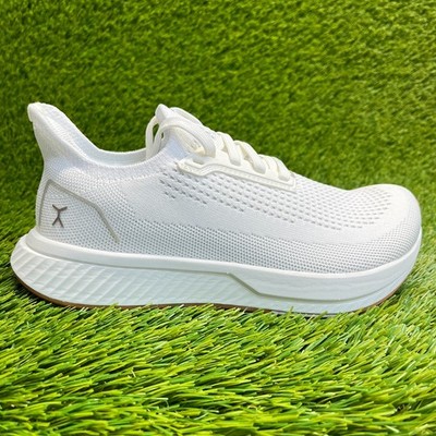 Flux Adapt Runner White Gum Womens Size 6.5 Running Athletic Walking Knit Shoes