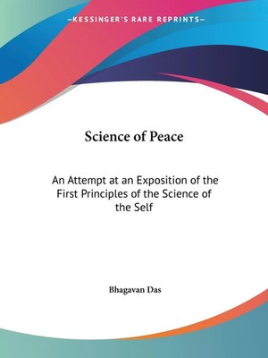 Science of Peace | Bhagavan Das | Taschenbuch | Englisch | 1998