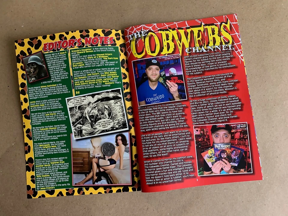 VOODOO BABY #8. KITTEN NATIVIDAD, HORROR MOVIES, MONSTERS, GIRLS, WEIRD STUFF - Image 4 of 4