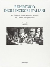 Repertorio degli incisori italiani nel Gabinetto Stampe Antiche e Moderne