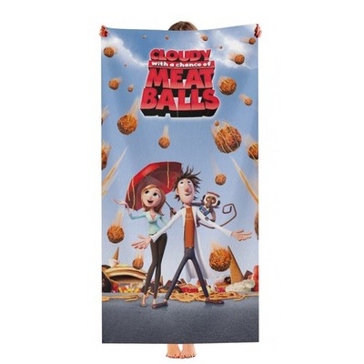 Cloudy with a Chance of Meatballs Strandtuch Schnell Trocknend 75x150cm