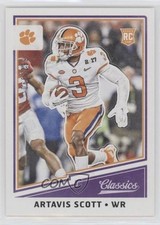 2017 Panini Classics Rookies Red Back 66/299 Artavis Scott #205 0t2