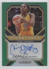 2021 Panini Prizm WNBA Signatures Green Prizm Chiney Ogwumike #SG-COG Auto 6ns