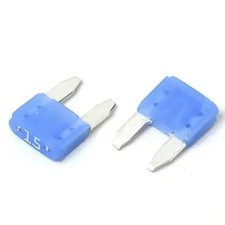 2Pcs 58V Automotive Blade Fuses, Universal Fuse Kit for Cars, Truck, SUV 15A 