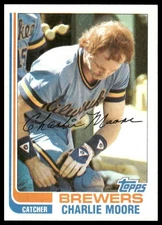 1982 Topps #308 Charlie Moore Milwaukee Brewers