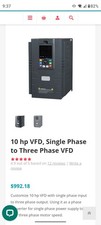 ATO 10hp 220V 7.5KW Variable Frequency Drive Converter VFD Inverter Converter US