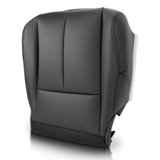 Driver Bottom Perforated Leather Seat Cover Black For 2015-23 Nissan Murano 3.5L