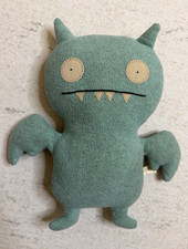 UGLY DOLL 2004 Light Blue Ice-Bat 13 Stuffed Plush Toy Uglydoll Ice Bat