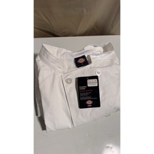 Dickies Classic Eight Button Chef Coat White XL NWT